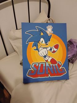 Sonic canvas decor
