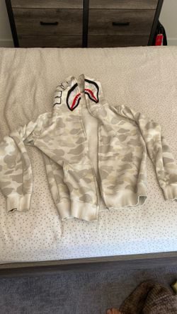 White Bape Zip up