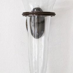 Pottery Barn Antique Beaded Wall Vase / Wall Sconce 