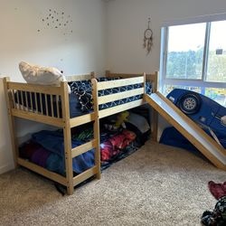 Twin Size Bed With Slide 