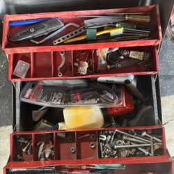 Craftsman Tool Box W/ Miscellaneous Tools