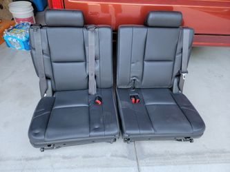3rd  Row  Seats  Black  Leather 