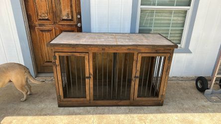 Dog kennel dual dog kennel  2 compartment dog kennel