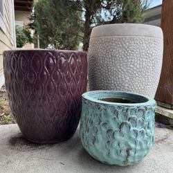 Set Of Ceramic Pots