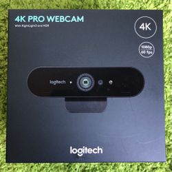 Logitech 4K Pro Webcam Brand New Sealed