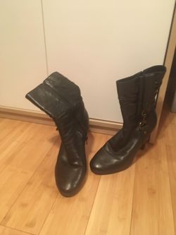Coach Leather Boots