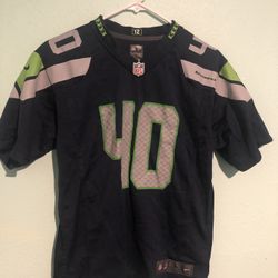 Nike NFL Seattle Seahawks #40 Coleman Football Jersey Men's Blue Size Large
