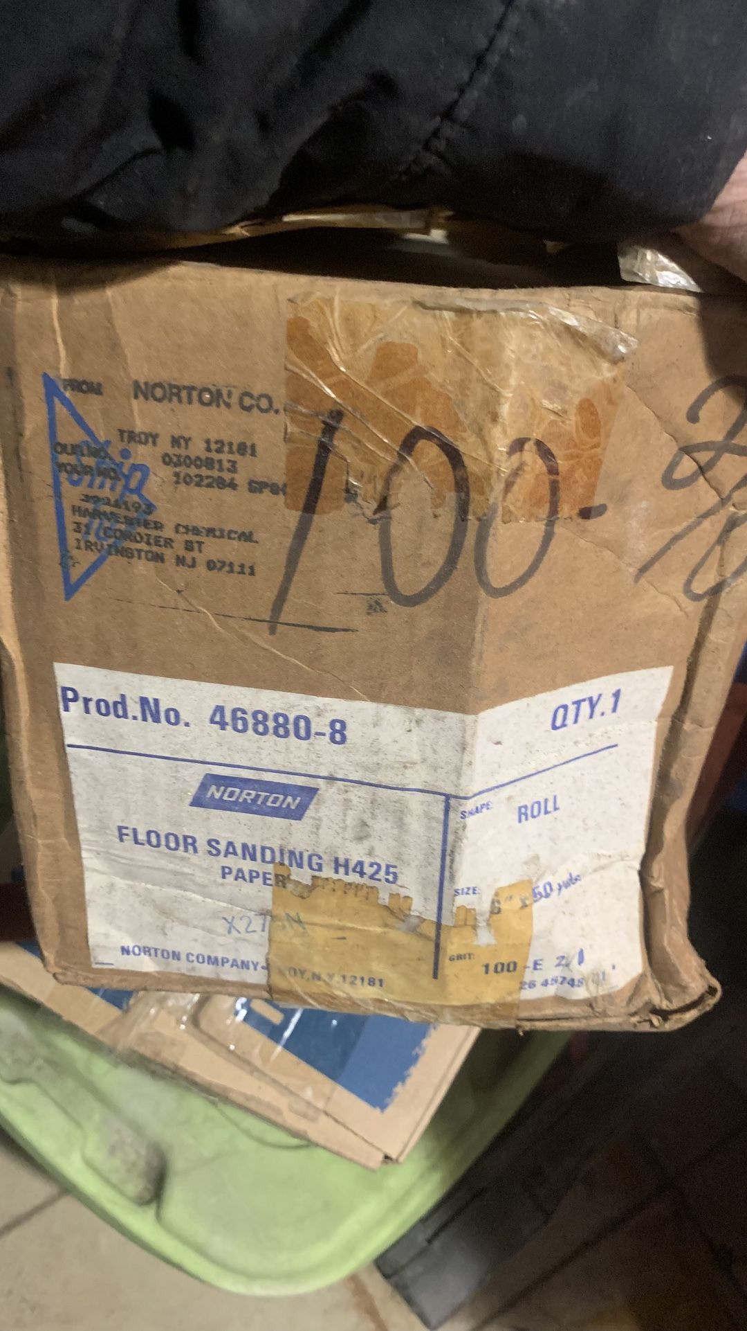 Norton20 Yard Roll Of 8 Inches Sanding Paper Grade 100 For EZ8 Sanding Machines