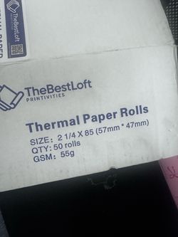 Thermal Paper 2.25x85 50 rolls