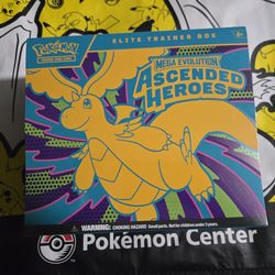 Pokemon TCG Mega Evolution Ascended Heroes Elite Trainer Box