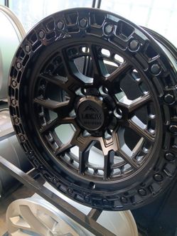 17x9 lock rims 6 lug 6x139 6x5.5 on new tires 265 70 17