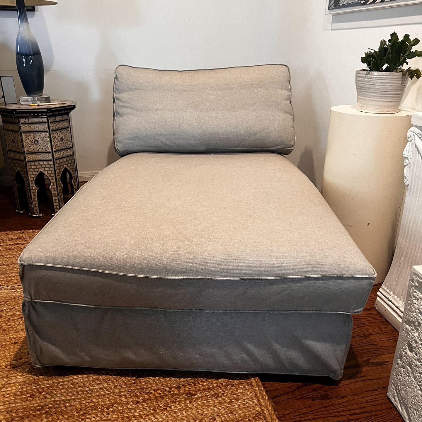Ikea Chaise W/ Removable Cover