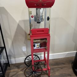 Nostalgia Vintage Popcorn Cart