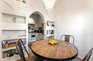 Restoration Hardware Wood Table and Pewter Chairs RETAIL $2995