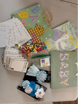 Baby Shower Decorations & Games Bundle – Boy Theme – $20