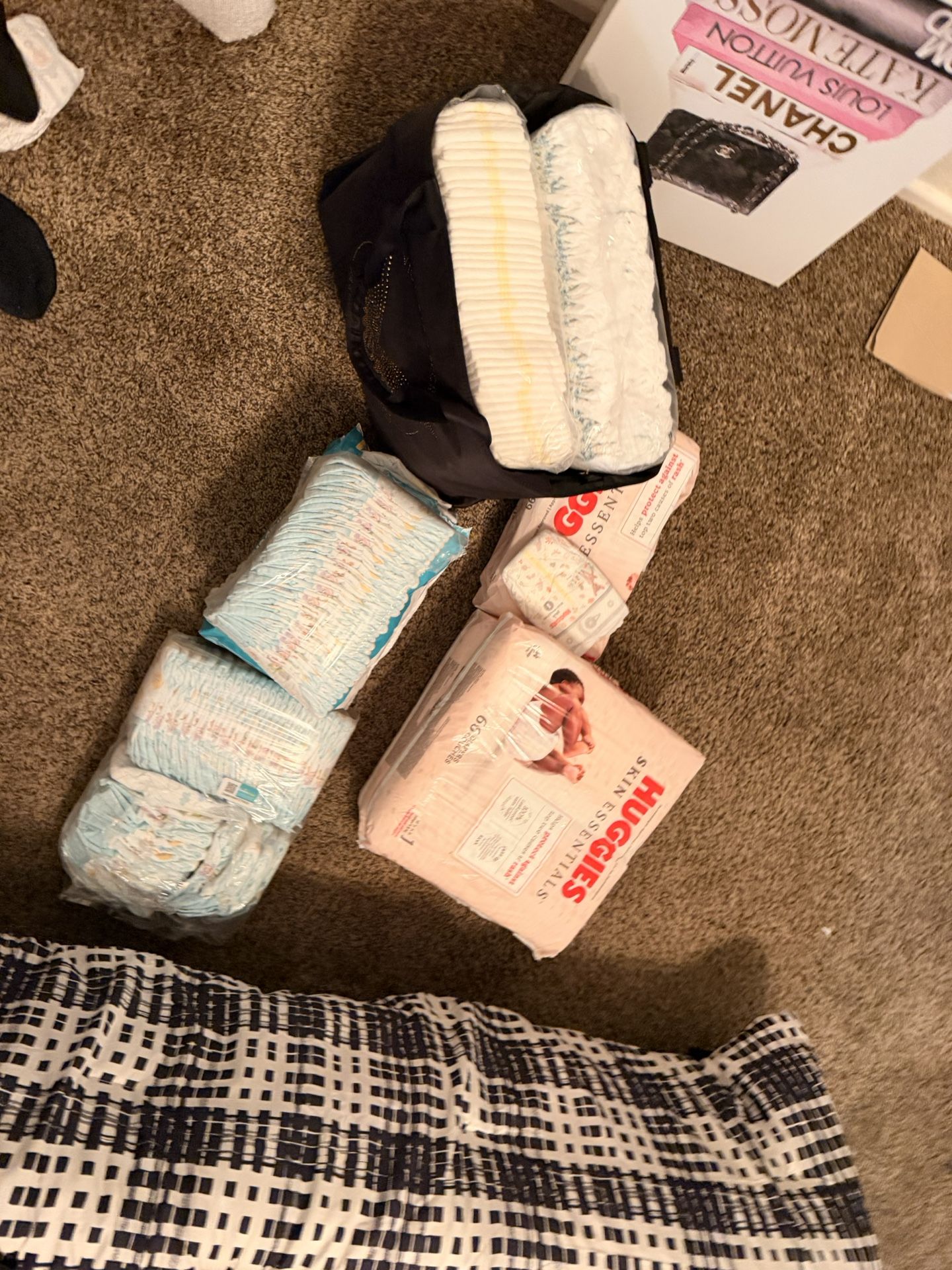 One Year-Old Diapers, Babies