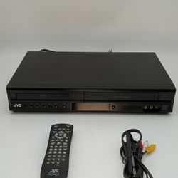 JVC ,VCR/DVD Player with Remote And Cable. Works Fine!