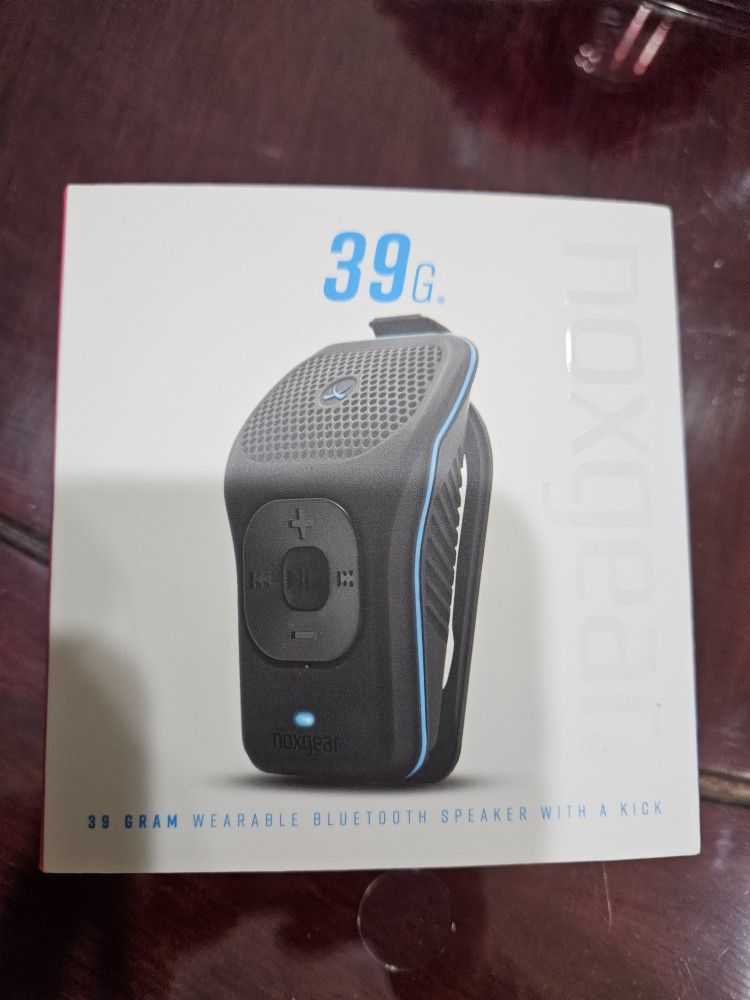 Noxgear https://offerup.com/redirect/?o=MzlnLk5ldw== In A Box Unopened  .Wearable Bluetooth Speaker With A Kick