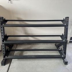 Titan Fitness 3-Tier Dumbbell Weight Rack