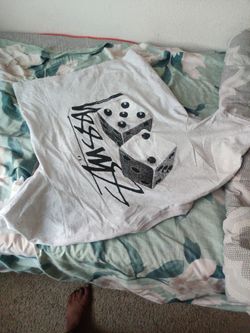 Stussy Dice Graphic T-Shirt White