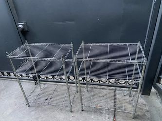Wire shelving