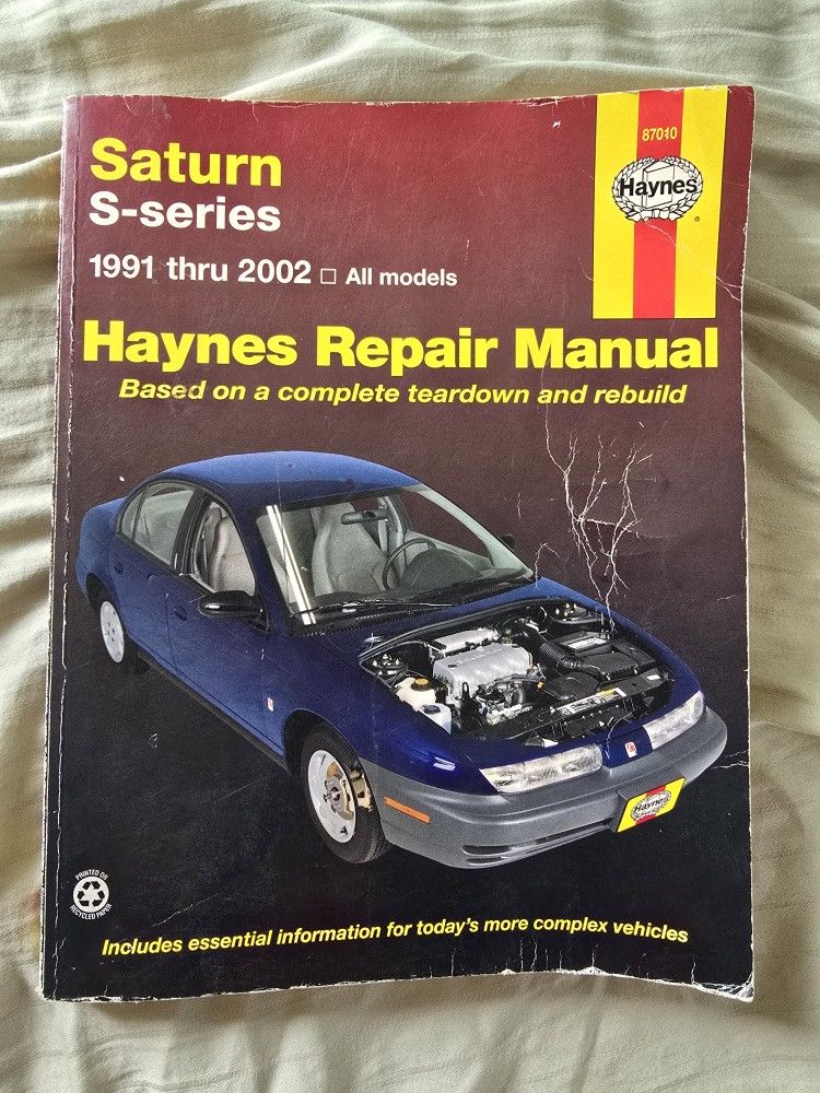 Haynes Repair Manual Saturn 1(contact info removed)