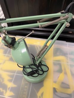 Ikea Green Metal Lamp