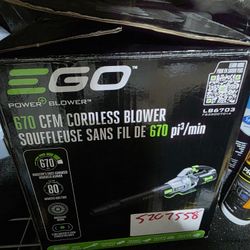 Ego 670 Blower Tool An Charger Only