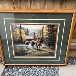 Framed Western Art Print