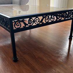 Iron /marble Coffee Table /