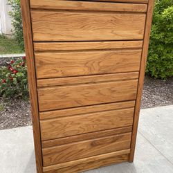 Solid Wood 5 Drawer Dresser Chest of Drawers Furniture USA MADE