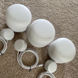 Google Nest WiFi 3 Pack, 1 Router ,2 Extender 