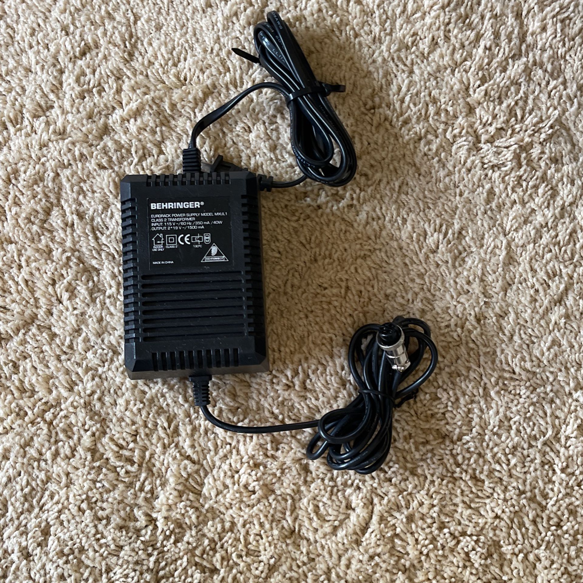 Behringer Power Supply Adaptor MXUL1 (MXJP1 MXEU1 MXUK1) Eurorack & DX1000 Mixer