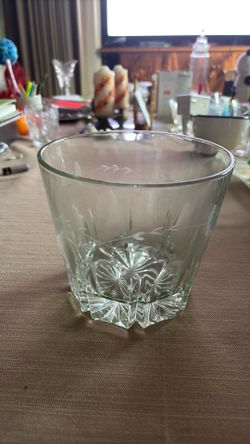 Princess House Heritage Clear Glass Ice Bucket