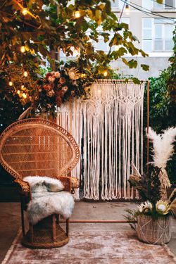 Copper Arch Wedding Backdrop Decor