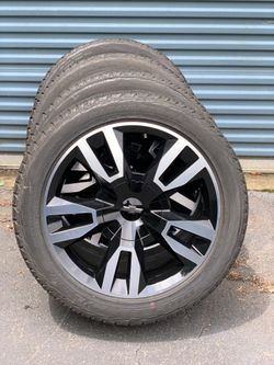 SET OF WHEELS AND TIRES 22”