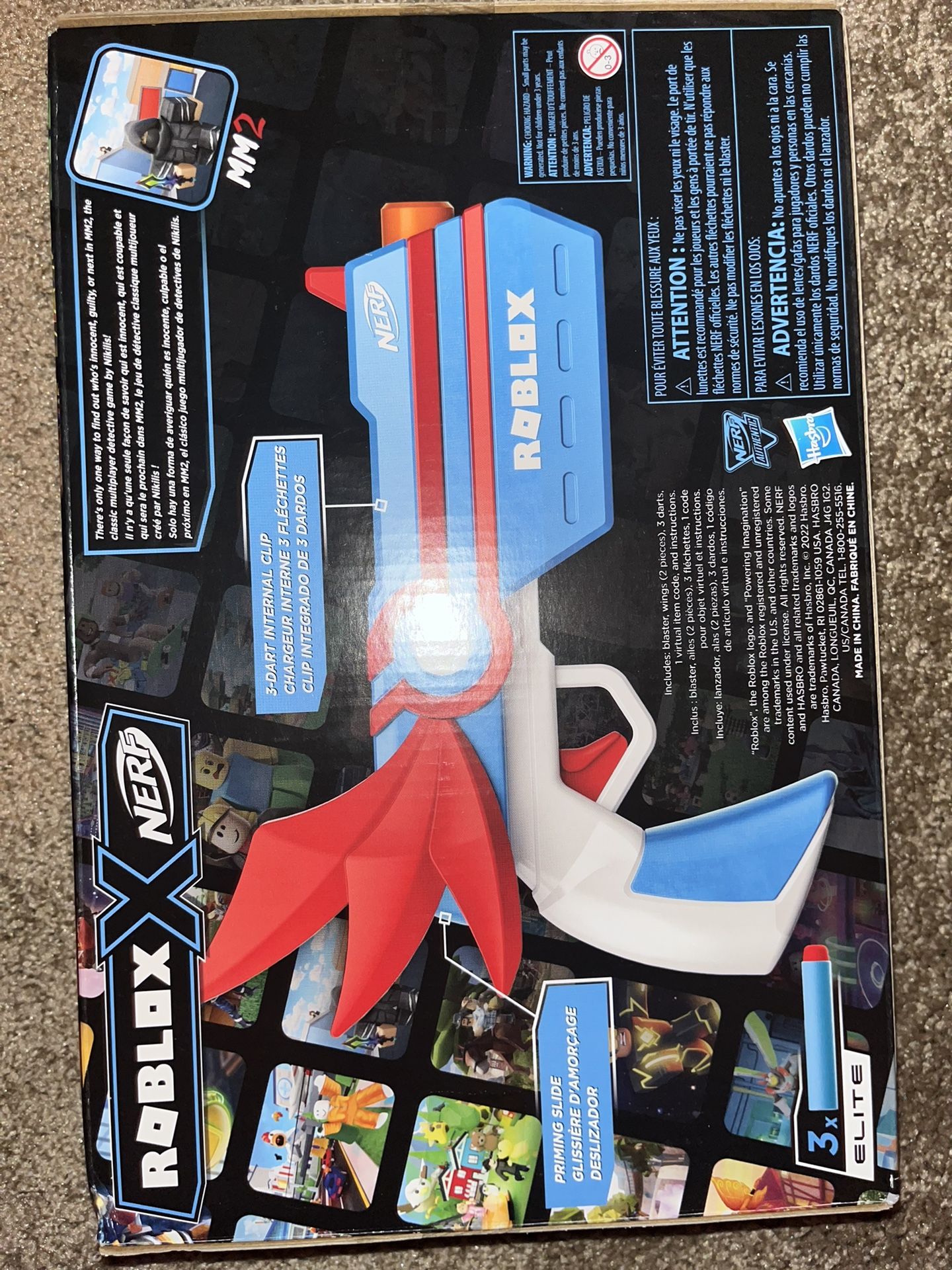 Roblox Foam Dart Blaster - Kids Outdoor Play (Exclusive Virtual Item  Included) (MM2: Dartbringer) : Toys & Games 