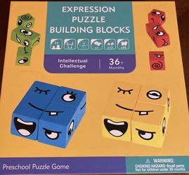 Expression Puzzle Building Block 