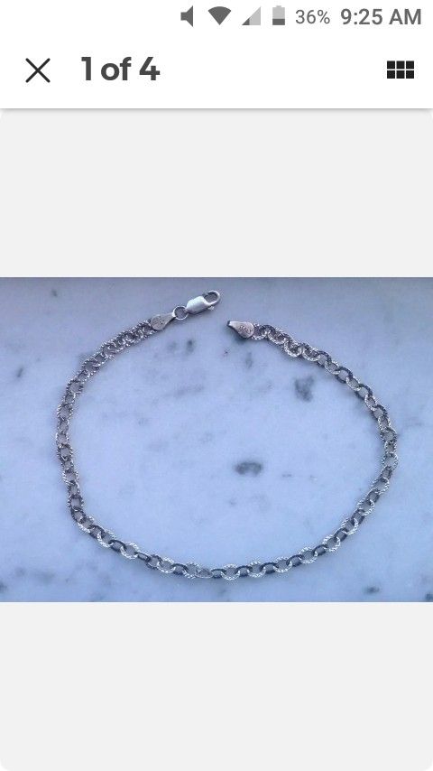 Sterling silver bracelet. DESIGNER JEWELRY.  ITALIAN Sterling 925. Fine Jewelry. Made in ITALY