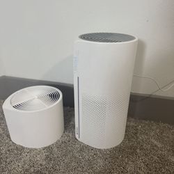 2-in-1 Air Purifier + Humidifier – HEPA Filter, Mist-Free, LED Night Light