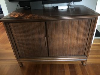 Antique TV cabinet