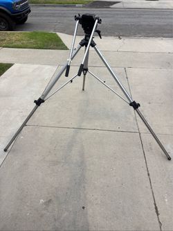 Bogen 3068 Heavy Duty Video Tripod w/ 3066 Fluid Head Dual Arms Manfrotto Italy⁠