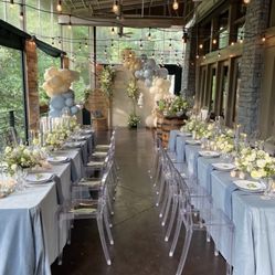 Clear Acrylic Ghost Chairs 