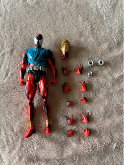 SHF SCARLET SPIDER! SPIDER-MAN ACROSS THE MULTIVERSE SH FIGUARTS!