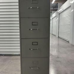 HON 4 Drawer Locking Metal File Cabinet Commercial Grade