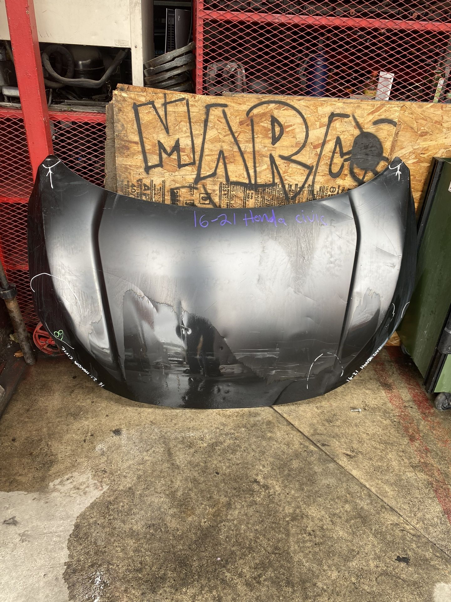 2016 2020 Honda Civic Hood