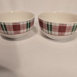 Set Of 2 Holiday Bowls