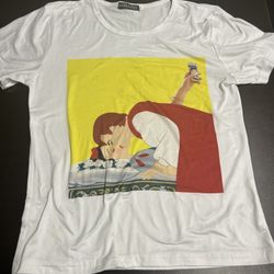 Meinuoduo Snow White Prince Charming Selfie WhiteT-Shirt Women’s Size Small