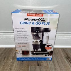 PowerXL Grind and Go Plus Coffee Maker, Automatic Single-Serve Coffee Machine
