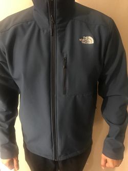 New men blue the north face apex jackets bionic soft shell jackets